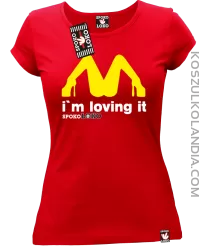MCky I`m Loving It - koszulka damska czerwona 