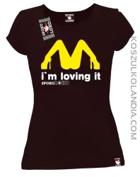 MCky I`m Loving It - koszulka damska brąz 
