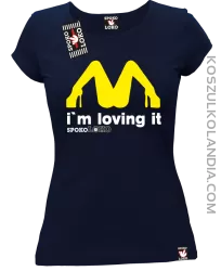 MCky I`m Loving It - koszulka damska granat