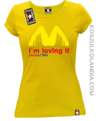MCky I`m Loving It - koszulka damska żółta 