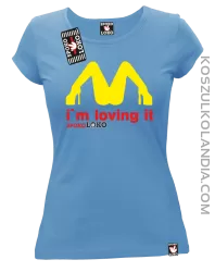 MCky I`m Loving It - koszulka damska błękit 