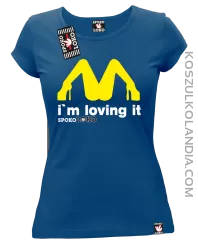 MCky I`m Loving It - koszulka damska niebieska 