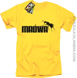 Mrówa Parody - Koszulka męska żółta 