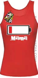 MAMA Bateria do ładowania - Top damski czerwony 