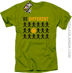 BE DIFFERENT - Koszulka męska kiwi
