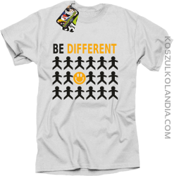 BE DIFFERENT - Koszulka męska biała 