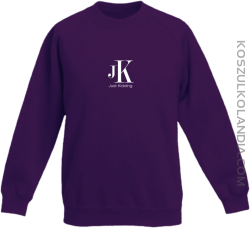 JK Just Kidding - bluza dziecięca standard fioletowa