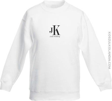 JK Just Kidding - bluza dziecięca standard biała