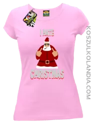 I hate Christmas Fu#k All Santa Claus - Koszulka damska jasny róż 