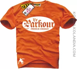 Le parkour french desing koszulka z nadrukiem idealna dla każdego kto trenuje le parkour