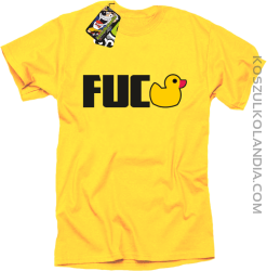Fuck ala Duck - Koszulka męska żółta 