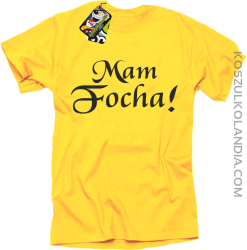Mam Focha - Koszulka męska żółta 