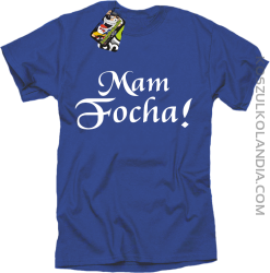 Mam Focha - Koszulka męska niebieska 