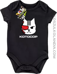 KOTOCOP - Body dziecięce czarne 