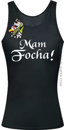 Mam Focha - Top damski czarny 