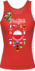 Vive la Pologne- Top damski czerwona 