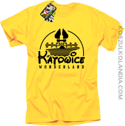 Katowice Wonderland - Koszulka męska żółta 