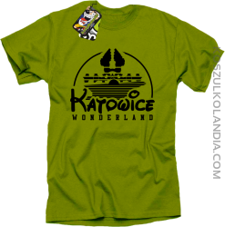 Katowice Wonderland - Koszulka męska kiwi