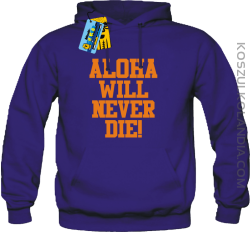 Aloha will never die! - bluza męska - fioletowy