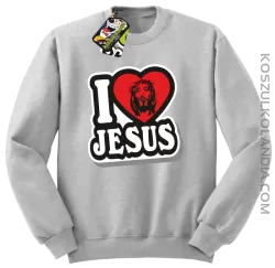 I love Jesus StickStyle - Bluza STANDARD - Melanż