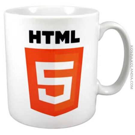 HTML 5 - kubek ceramiczny dla informatyka