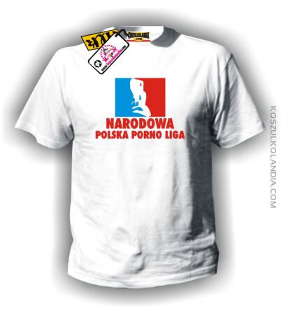 NARODOWA POLSKA PORNO LIGA- koszulka męska Nr KODIA00007