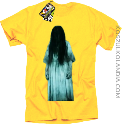 Halloweenowa zjawa zmora - koszulka męska żółta