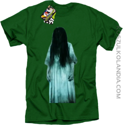 Halloweenowa zjawa zmora - koszulka męska zielona