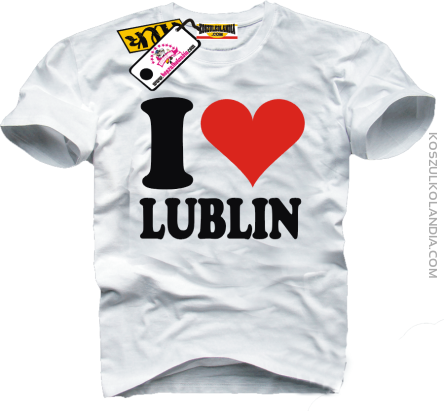 I LOVE LUBLIN - koszulka męska 2