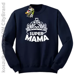 Super mama korona miss - Bluza STANDARD granat