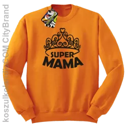 Super mama korona miss - Bluza STANDARD pomarańcz