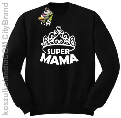 Super mama korona miss - Bluza STANDARD czarna