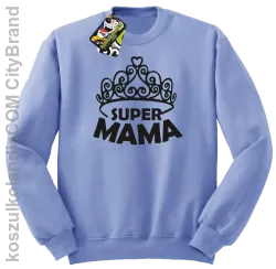 Super mama korona miss - Bluza STANDARD błękit