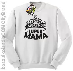 Super mama korona miss - Bluza STANDARD biała