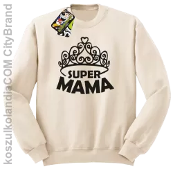 Super mama korona miss - Bluza STANDARD beż