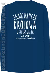 Samozwańcza Królowa wszechświata - Longsleeve dziecięcy niebieska 