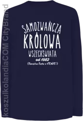 Samozwańcza Królowa wszechświata - Longsleeve dziecięcy granat