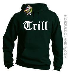 TRILL-bluza męska z kapturem butelkowa