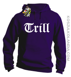 TRILL-bluza męska z kapturem fioletowa