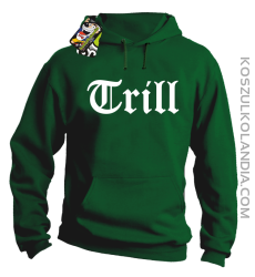 TRILL-bluza męska z kapturem zielona