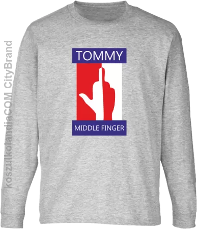 Tommy Middle Finger - Longsleeve dziecięcy 