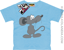 Myszka Pipi - koszulka dziecięca - błękitny