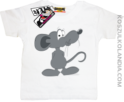 Myszka Pipi - koszulka dziecięca - biały