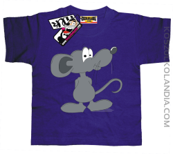 Myszka Pipi - koszulka dziecięca - fioletowy