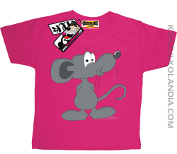 Myszka Pipi - koszulka dziecięca - różowy