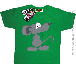 Myszka Pipi - koszulka dziecięca - zielony