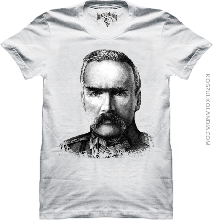 Józef Piłsudski Old - koszulka męska z nadrukiem