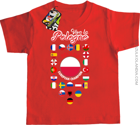 Vive la Pologne - Koszulka dziecięca