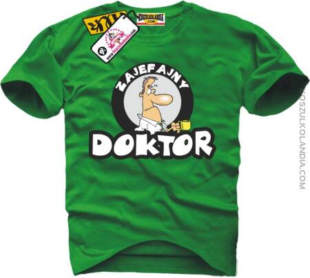 Zajefajny Doktor - koszulka męska