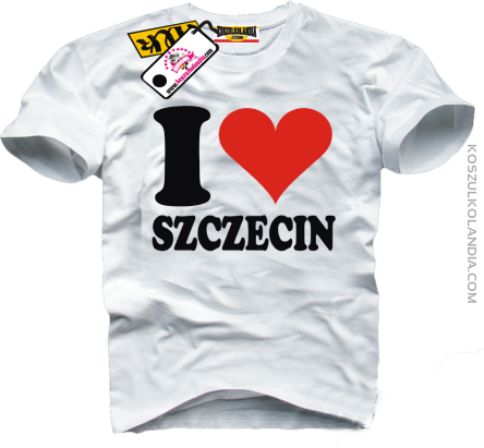 I LOVE SZCZECIN - koszulka męska 2